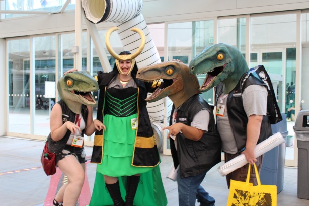 Mistress Loki and her raptor minions